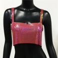 thumbnail image 1 of Camiseta sin mangas con estampado de leopardo para mujer, de moda, con detalles de metal brillante, ropa de calle sexy para discoteca, ropa para mujeres de mediana edad, 1 of 4