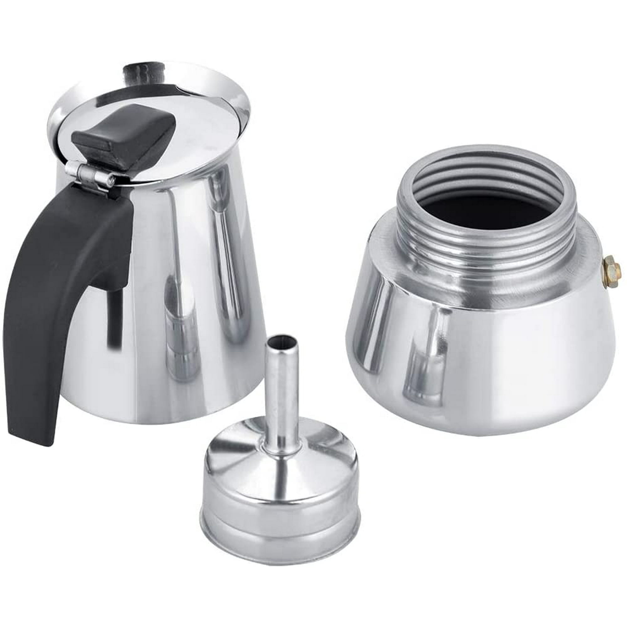 Cafetière Portable en Acier Inoxydable Moka Cafetière Moka Outil