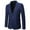 Navy, variant on NaWent Mens formal Blazer Button Up Long Sleeve Suit Jacket Lapel Slim Fit Stylish Business Coats 2024 Banquet Fall Blazers Red 8(XL)