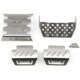 thumbnail image 4 of Accesorios RC, 4 piezas de material acero inoxidable telemando orugas Chasis armaduras licencia de protección patín RC vehículo modelo piezas para CUTICAT Armadura del chasis del coche RC, 4 of 6