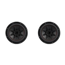 Kicker 52CVR10 CompVR 10-Inch (250mm) Subwoofer, 4-Ohm DVC Bundle