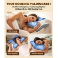 thumbnail image 4 of Cozyplayer True Cooling Cervical Neck Pillow for Pain Relief, Ergonomic Side Sleeper Pillow for Neck Support, Odorless Orthopedic Contour Memory Foam, 4 of 6