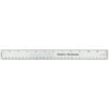 12" Shatter-Resistant Binder Ruler, Available in Multiple Colors