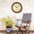 thumbnail image 2 of Chaney Clock 50314 Balmoral Antique Copper Atomix Atomic Wall Clock, 2 of 2