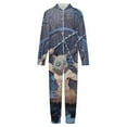 thumbnail image 4 of Demon Slayer Kids Hooded Jumpsuit Union Suit Onesie One Piece Blanket for Boys Girls, 4 of 7