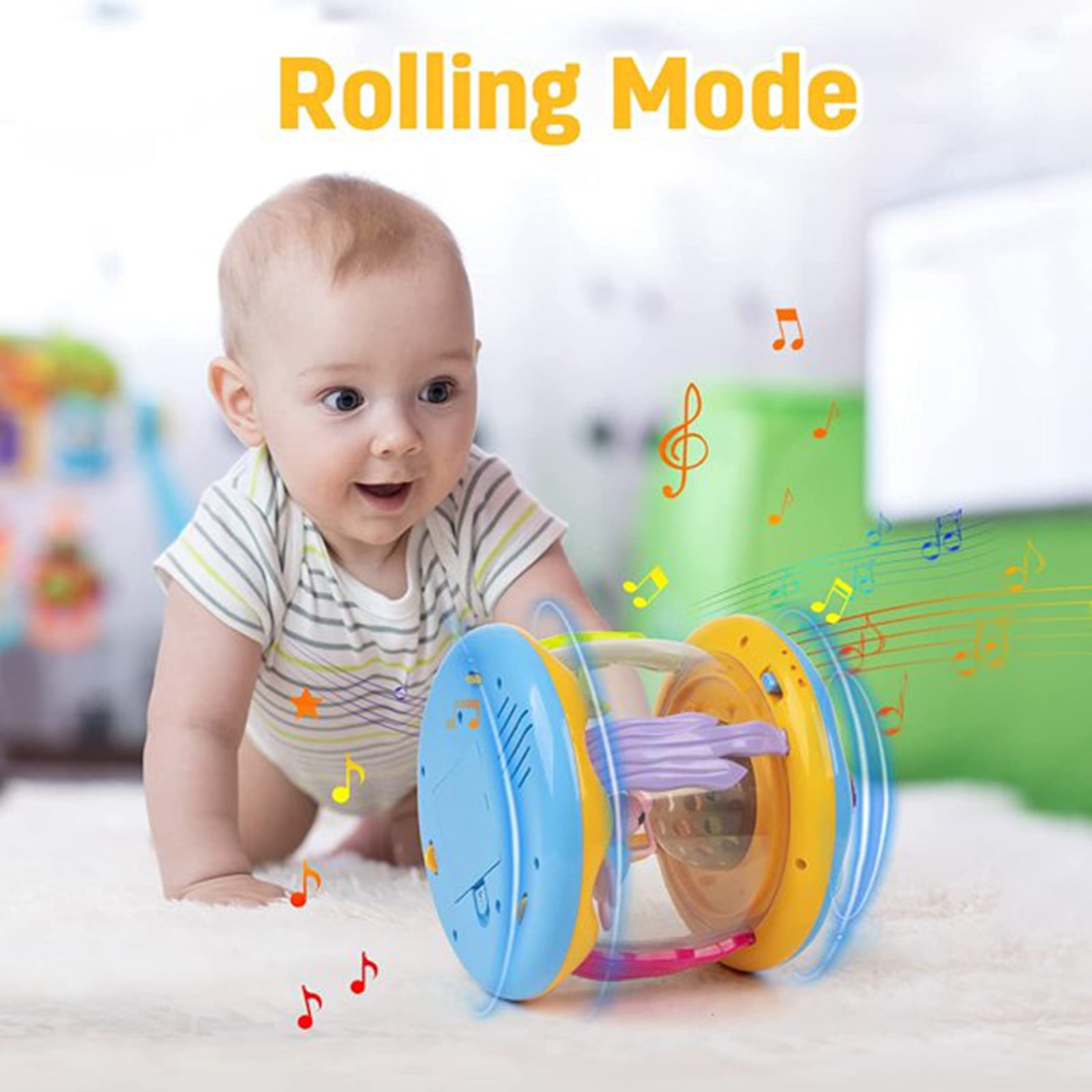 Ocean Projector Baby Toy - Rotating Light & Music Toy for Crawling | 360Â° Underwater Adventure for 6-24 Months | Interactive Learning & Sensory Playâ