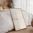 thumbnail image 3 of HPNIUB Large Abstract Neutral Framed Canvas Wall Art Mid Century Beige Brown Gray Textured Painting Set of 3 for Living Room Bedroom Office 24x36 Inch, 3 of 9