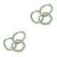 thumbnail image 2 of Qarigey 3 uds. De cuerdas para el pelo, bandas de goma roscadas coloridas, bonitas diademas para niñas, soporte para tocado, accesorio y Verde 2Conjunto, 2 of 6