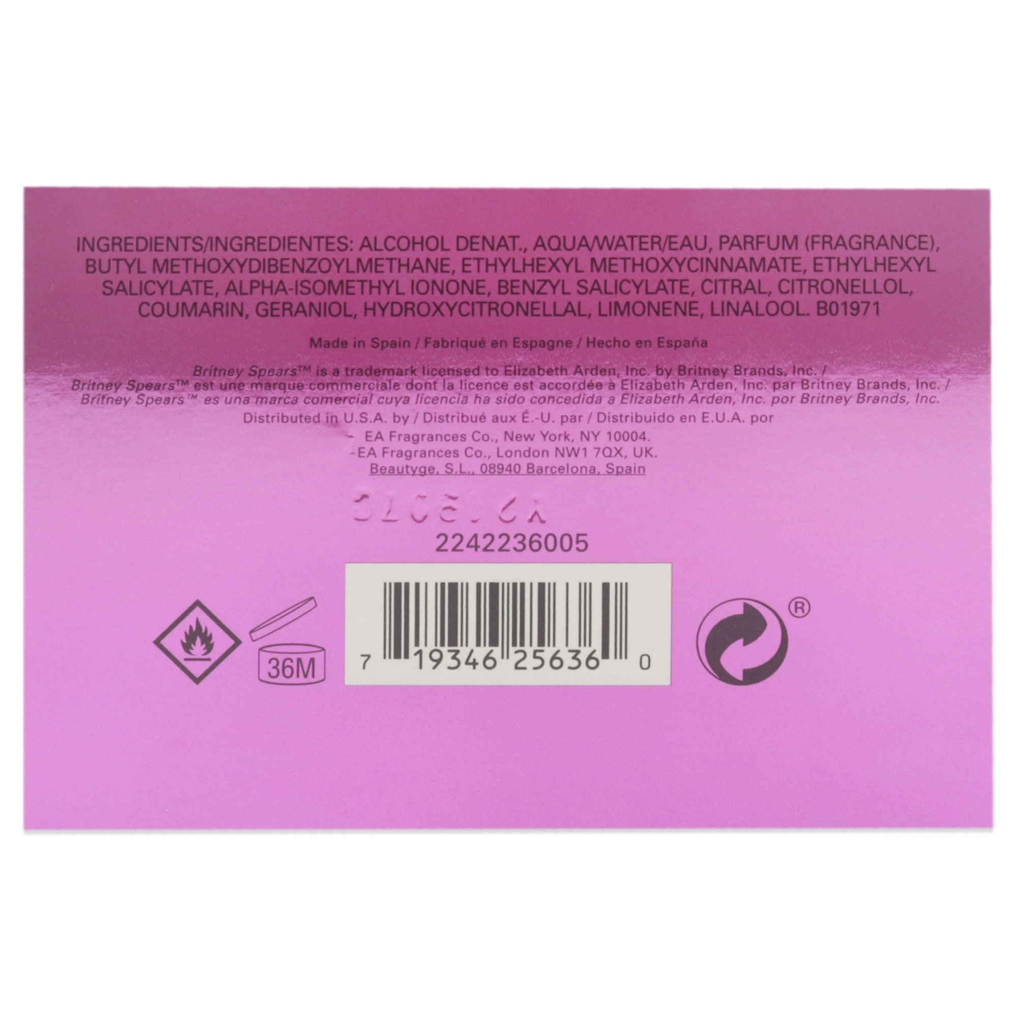 Britney Spears Electric Fantasy, 3.3 oz EDT Spray