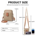 thumbnail image 6 of FALAN MULE Cell Phone Purses Small Genuine Leather with Adjustable Strap Crossbody Bags for Women, 6 of 7