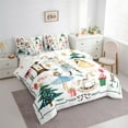 thumbnail image 3 of Manfei Cute Cartoon Princess 7pcs Bedding Comforter Set,Xmas Tree Gifts Queen Bedding Sets,Christmas Nutcraker Soldier Queen Sheet Sets For Teens,Ultra Soft Home Decor Reversible, 3 of 8