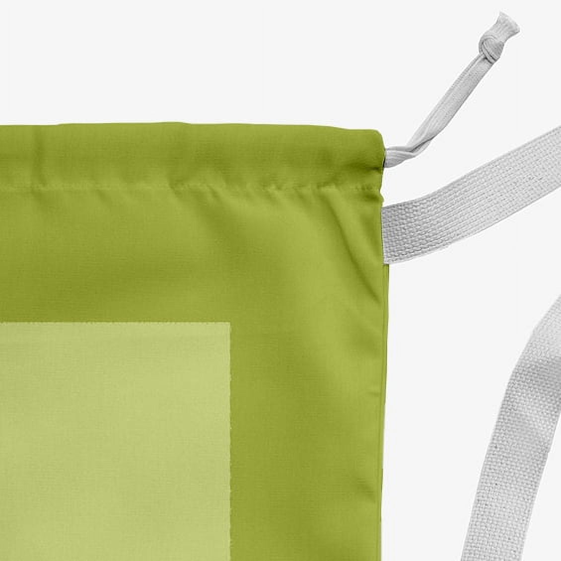 Simply Daisy Noel 18 x 29 in Bright Green Laundry Bag