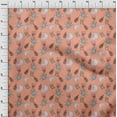 thumbnail image 3 of oneOone Cotton Flex Peach Fabric Baby Feeder|Moon & Cartoon Sheep Kids Quilting Supplies Print Sewing Fabric By The Yard 40 Inch Wide, 3 of 4