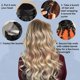 thumbnail image 3 of Diadema rizadora sin calor, diseño de pulpo, rizadora sin calor, herramienta de peinado para cabello de longitud media (negro), 3 of 5