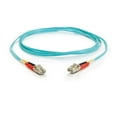 thumbnail image 2 of C2G 2m LC-LC 10Gb 50/125 Duplex Multimode OM3 Fiber Cable - Aqua - 6ft - patch cable - 6.6 ft - aqua, 2 of 4