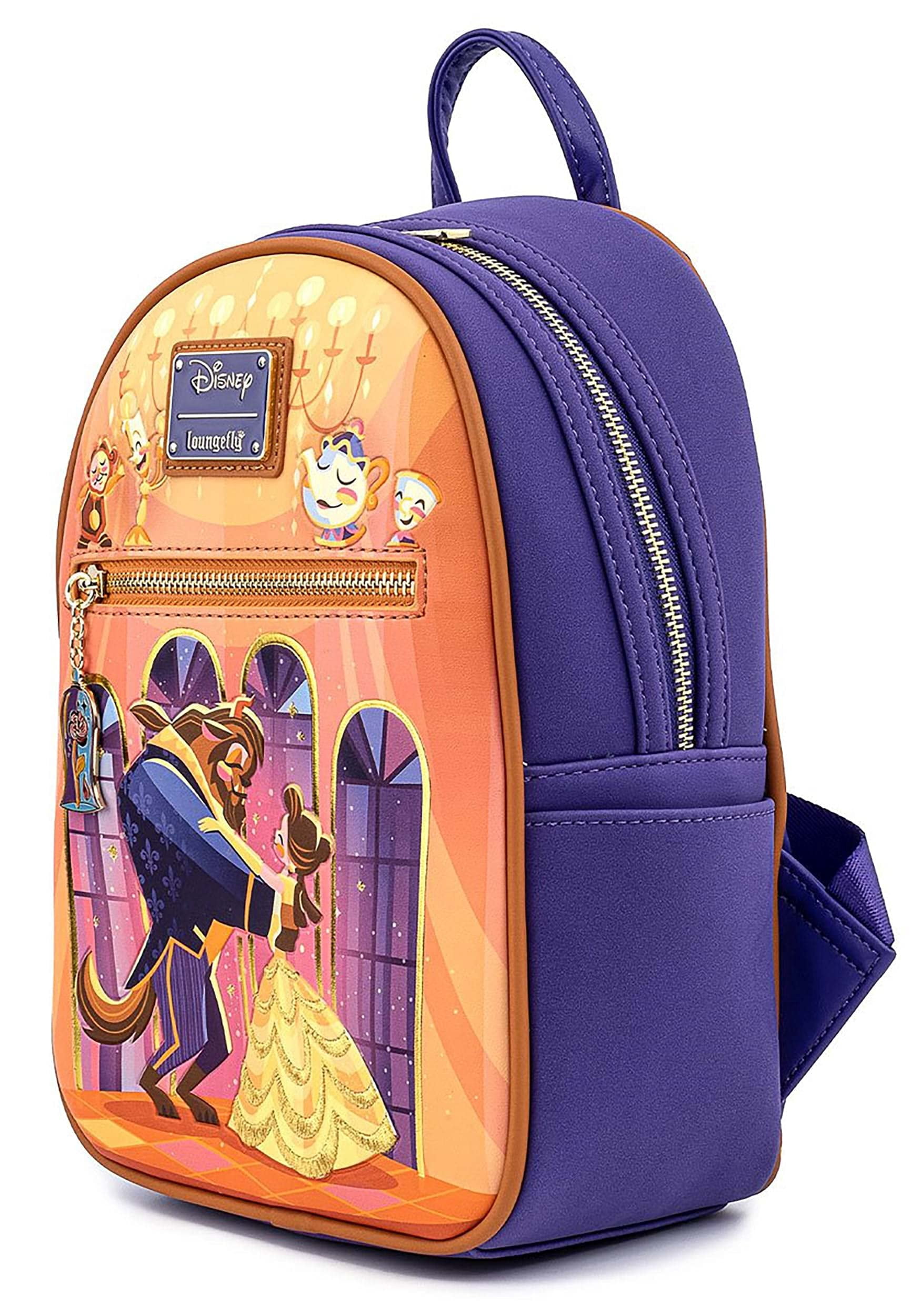 Loungefly Mini Backpack Beauty and the Beast Ballroom Scene Disney New Loungefly Disney Beauty and the Beast Ballroom Dancing Mini  main image 3