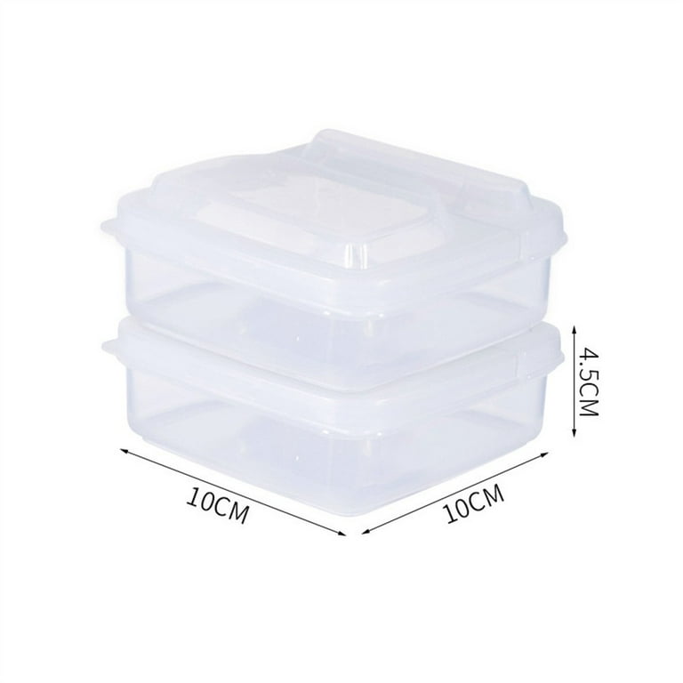 Snips Cheese Shaker and Fridge Storage Container, Set of 2, Clear