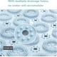 thumbnail image 4 of Shower Mat, Round Non-Slip Bath Mat with Suction Cup, Massage Function, Machine Washable (Blue), 4 of 5
