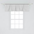 thumbnail image 2 of Ambesonne Nautical Window Valance, Sketch of Reversed Heart Shape Like Marine Mollusks with Shells Art Print, Curtain Valance for Kitchen Bedroom Decor with Rod Pocket, 54" X 18", White Charcoal Grey, 2 of 3
