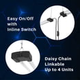 thumbnail image 4 of DYMOND 4 FT 40W LED Shop Light Fixture with Inline Switch, Hanging or Flush Mount, Bright Daylight 5000K for Garage Workshop Basement 2-PACK, 4 of 7
