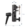thumbnail image 2 of Ball Camera Fill Light Tripod Ball Head Metal Universal Flash Light Bracket Holder Fill Lamp Stand, 2 of 6