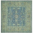 thumbnail image 6 of SAFAVIEH Valencia Tristen Floral Bordered Polyester Area Rug, Blue/Multi, 6' x 9', 6 of 10