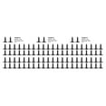 thumbnail image 3 of Speravity 30 Uds tornillos autorroscantes cabeza de arandela hexagonal sujetador de coche perno de motor tornillo de placa de matrícula reemplazo negro Type4 NO4 Speravity CBP145366, 3 of 6