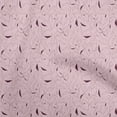 thumbnail image 1 of oneOone Silk Tabby Light Pink Fabric Line Drawing Leaf Craft Projects Decor Fabric Printed By The Yard 42 Inch Wide, 1 of 4