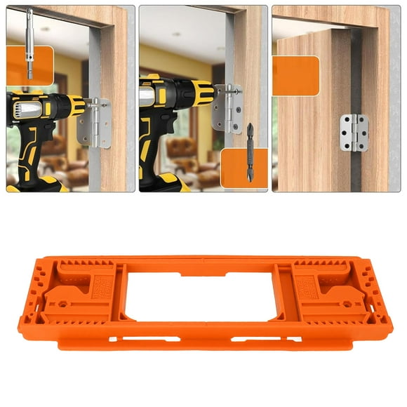Kit Door Hinge Installation Kit Door Frame Hinge Template for 2-1/2 To 6 Inch Hinges and 1-3/8 To 2-1/2 Inch Thick Doors