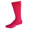 thumbnail image 2 of Sierra Socks Men's Crew Cotton Solid Vibrant Colorful Seamless Toe Socks 3 Pair Pack (Blue/Citron/Rose), 2 of 4