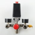 thumbnail image 2 of Air Compressor Pressure Valve Switch Manifold Regulator Gauges Bracket Assembly, 2 of 9