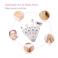 thumbnail image 5 of Depiladora Electrica  Bloosom Recargable De Facial Para Mujer 4 En 1 Blanco, 5 of 5