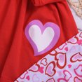 thumbnail image 5 of Cdudpw Toddler Girl Clothes Girls Fall Outfits Kids Clothing Winter Long Sleeves Ruffle Hems Top Pant Set 3-8T(Y210-Red), 5 of 8