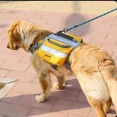 thumbnail image 2 of Mochila de entrenamiento para perros de gran capacidad, arnés de capacidad doble, correa de pecho ajustable reflectante para mascotas, collar de almacenamiento de entrenamiento, 2 of 5