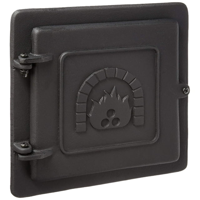 Minuteman International Cast Iron Clean-Out Door, 8 by 8-Inch,Black