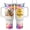 Bee, variant on 40oz Sloth Tumbler with Handle and Straw, Stainless Steel Insulated Cup with Lid and Straw, Travel Coffee Mug Water Bottle, Birthday Mothers Day Gifts for Women Men Animal Lovers