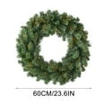 thumbnail image 6 of Fasiaou 1 Counts Green PVC Wreath Christmas Decor Realistic Foliage 16 Inch Door Hanging for Holiday Party Wedding Centerpiece Home Decoration, 6 of 6