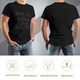 thumbnail image 5 of Lord Willing And The Creek Don’t Rise Glam Men's Cotton Short Sleeve HD Print Tee for Casual T-Shirt Crew Neck Top Black M, 5 of 7