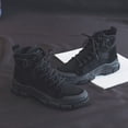 thumbnail image 5 of Botas cortas de caña alta para mujer, de lona, para estudiantes, de caballero, de caña corta, para escalada, 5 of 5