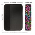 thumbnail image 5 of Renewold Leopard Print Colorful Car Seat Belt Pads Non-Slip Travel Seat Belt Cushion Seatbelt Strap Shoulder Protector for Women Girls Men Boys, 2 Pack, 5 of 6