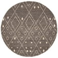thumbnail image 2 of SAFAVIEH Bohemian Kiaran Geometric Area Rug, Gray/White, 6' x 6' Round, 2 of 8