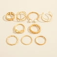 thumbnail image 5 of YIEMEEN 9Pcs Pearl Open Ring Stackable Joint Ring for Party Dress Accessory Jewelry, 5 of 9