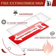 thumbnail image 2 of Fire Extinguisher Signs, 15 Pack 4x12 Inch Fire Extinguisher Signs for Home Business, Self Adhesive Safety Sticker Sign, 2 of 7