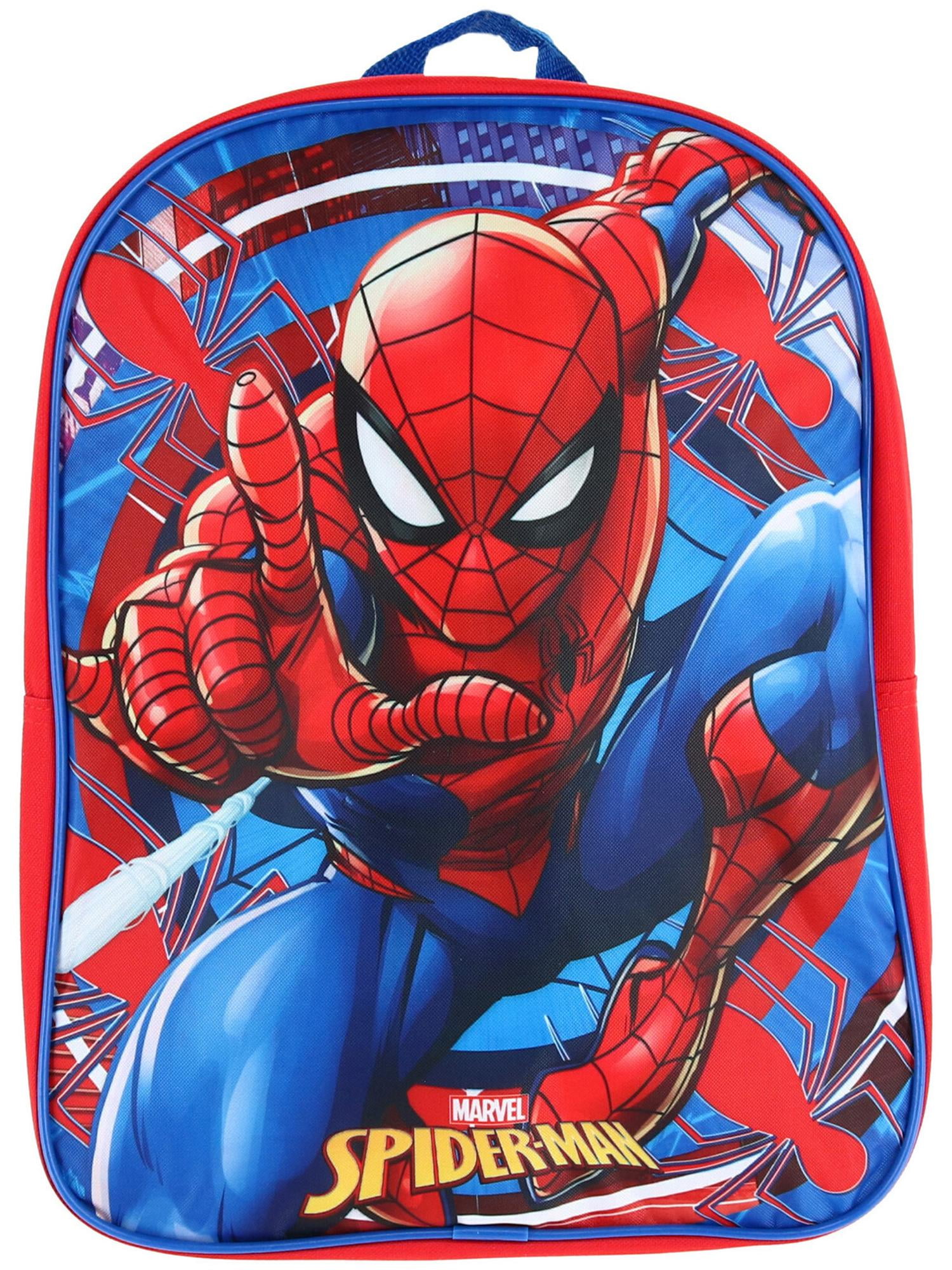 Students Super Hero Spider Man Unisex Polyester Shoulder Backpack Knapsack LLL 