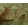thumbnail image 4 of oneOone Silk Tabby Fabric Fish Block Print Fabric By Yard 42 Inch Wide, 4 of 4