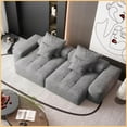 thumbnail image 2 of Modern Oversized 4-PC Sparkling Chenille Sectional Sofa with 2 Chaises - Grey, No Assembly, Ideal for Living Rooms, 2 of 21
