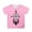 Pink, variant on Girls 5t Shirts Cartoon Print Crew Neck Back To School Short Sleeve T Shirt Cotton Beach Shirt Preppy School Clothes for Girls, 10-11 Years, Purple