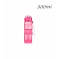 thumbnail image 1 of Botella de agua deportiva sin BPA - 380 ml, botella de plástico a prueba de fugas, botella de agua reutilizable a prueba de fugas para niños y adultos, gimnasio, ciclismo, fitness, tapa abat JFHHH pequeña, 1 of 3