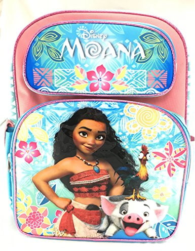 Disney Moana 16" Large school Backpack Girl's Book Bag 