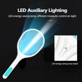 thumbnail image 2 of USB Rechargeable Electric Mosquito Swatter Handheld Mosquito Killer Bat with Three-layer Net Surface LED Bright Lighting, 2 of 8